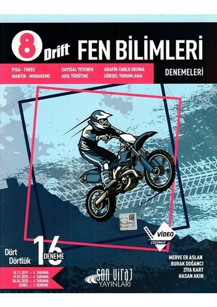 8. Sınıf Fen Bilimleri 16 lı Deneme Drift Serisi - Burak Doğancı