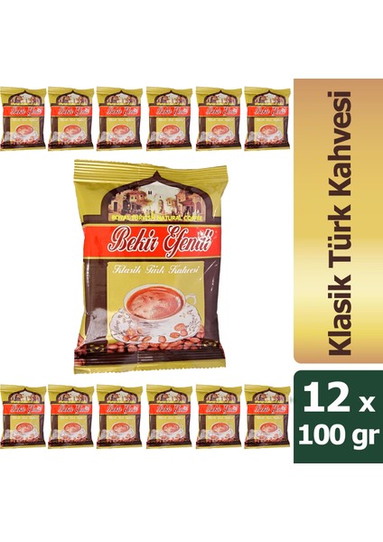 Klasik Türk Kahvesi 100 gr x 12'li modelleri