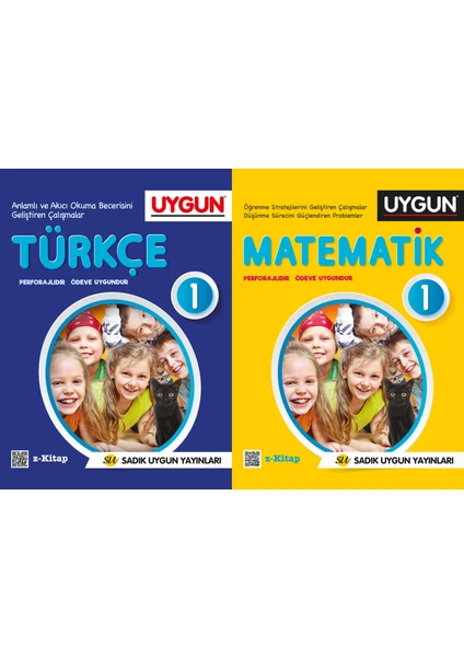 Sadık Uygun Yayınları 1. Sınıf Türkçe Matematik Seti