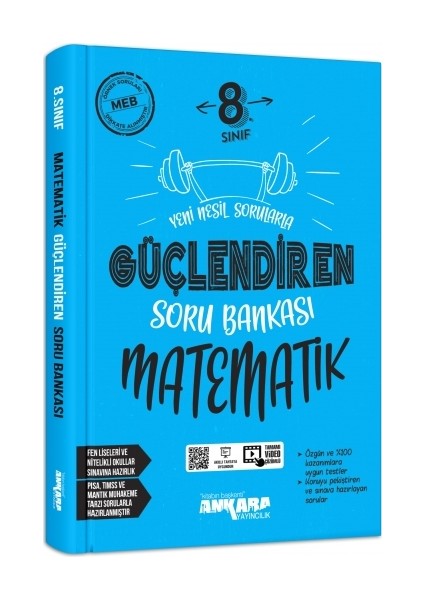 Ankara Yayıncılık 8.Sınıf  Güçlendiren Soru Bankası Matematik