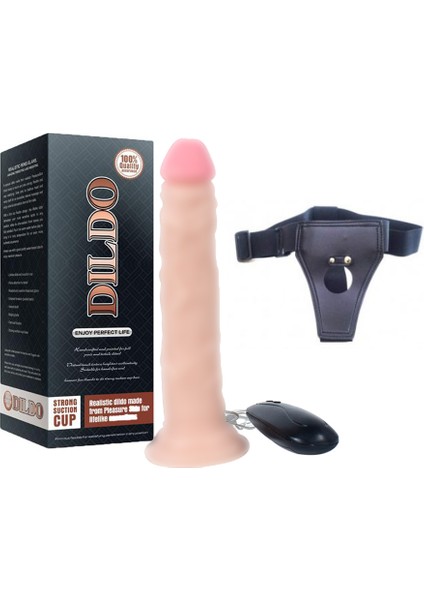 Dildo Series 15 cm 10 Modlu Anal ve Vajinal Strap On Tireşimli Realistik Penis