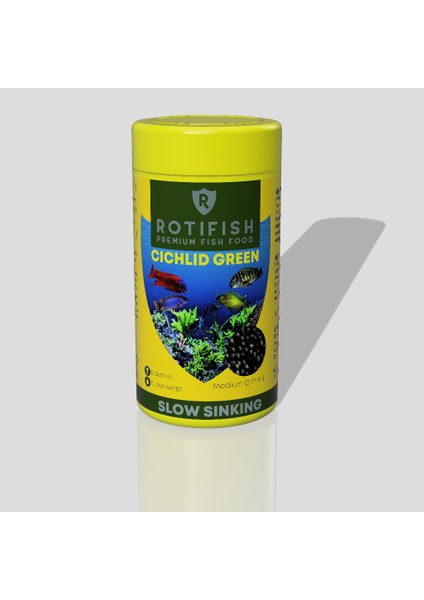 Cichlid Green Medium (Yavaş Batan) (2 mm) 100 ml (50 Gr.)