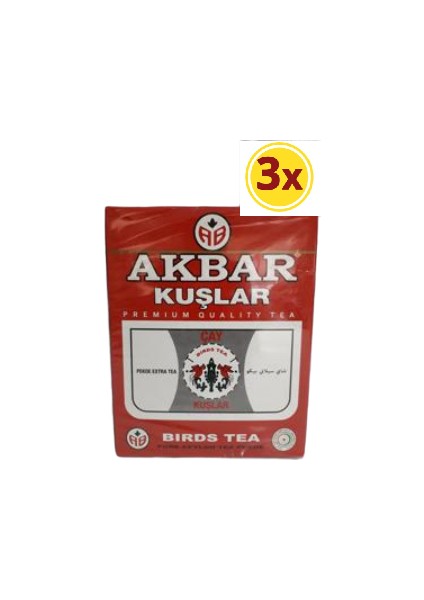 Kuşlar Çay 400 gr 3'lü