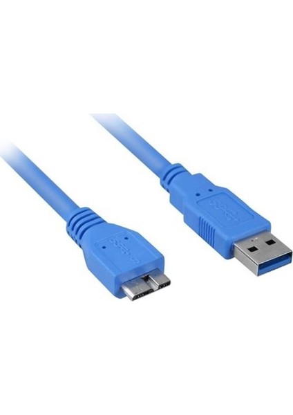 USB 3.0 HDD Harddisk Kablosu Taşınabilir Harddısk Kablosu 0.5 mt