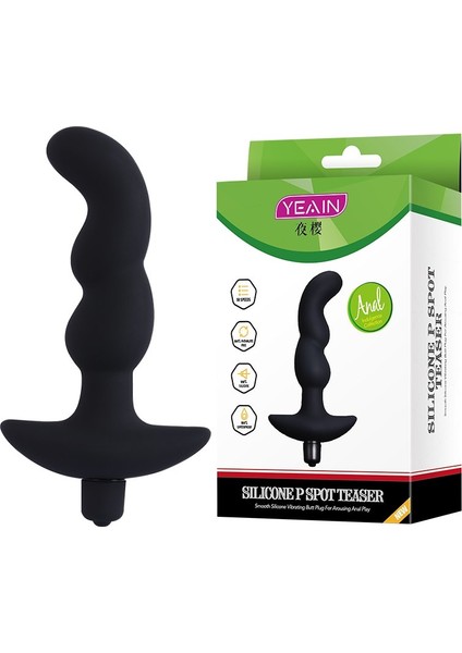 Yeain P - Spot Anal Plug 10 Modlu Titreşimli Anal Tıkaç - Y802