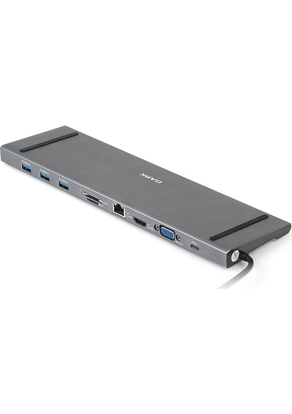 USB 3.1 Type-C 10in1 Ethernet/HDMI/VGA/TF SD Kart Okuyucu/USB 3.0/Kulaklık Çoklayıcı Dönüştürücü Çevirici HUB(DK-AC-U31X35)