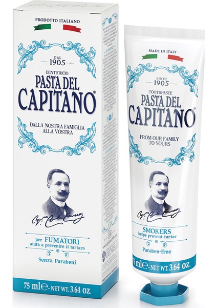 Capitano Sigara Kullananlar İçin Diş Macunu 75Ml Özel Seri