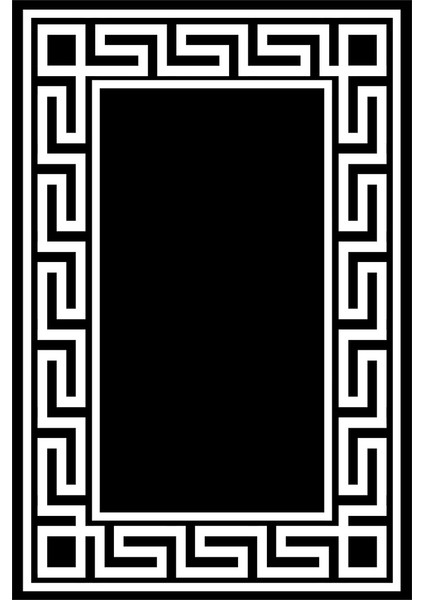 Kaymaz Taban Yıkanabilir Vektörel Geometrik Desenli Dijital Baskılı Halı