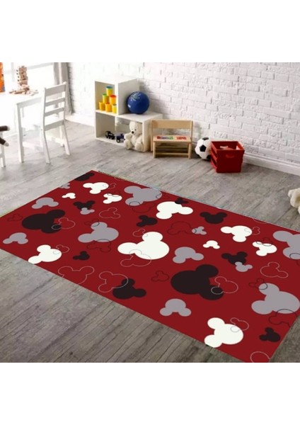 Kaymaz Taban Yıkanabilir Puzzle Desenli Dijital Baskılı Halı