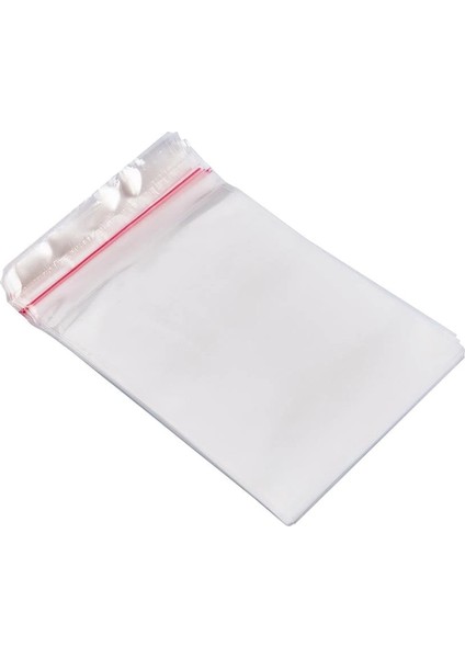 30 cm x 45 cm Şeffaf Bantlı Jelatin - Yapışkanlı Poşet - 100'lü