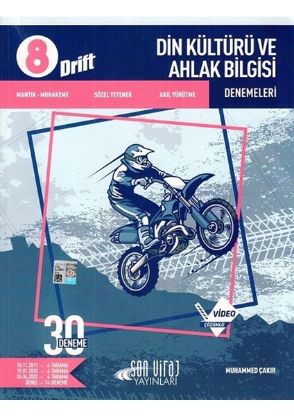 8. Sınıf Din Kültürü ve Ahlak Bilgisi 30'lu Deneme Drift Serisi