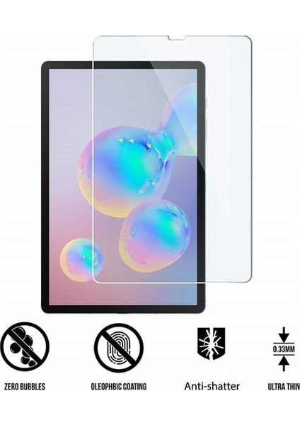 Samsung Galaxy Tab S6 T860 T865 T867 10.5'' Tablet Tempered Glass Cam Koruma