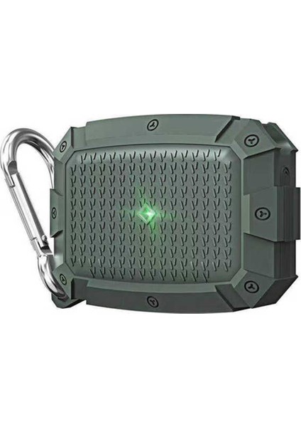 Apple Airpods Pro Kılıf Heawy Armor Silikon Yeşil