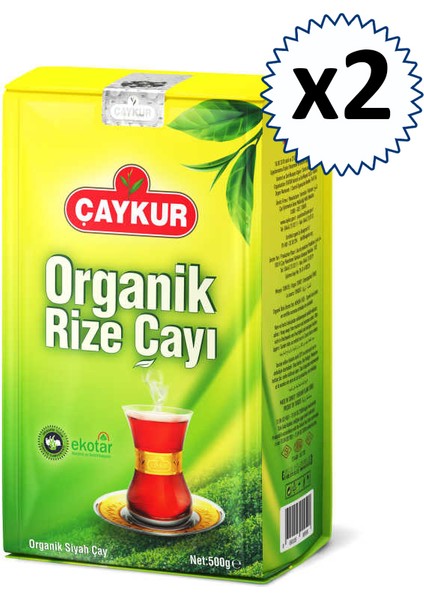 Organik Rize Çayı 500 gr 2'li