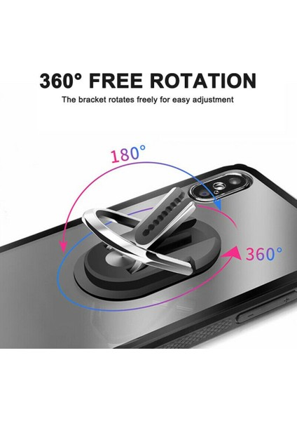 Lily Yüzük Stand Araç Telefon Tutucu Gri