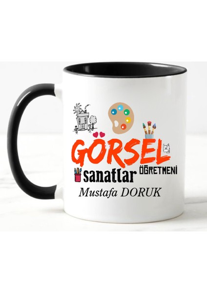 Görsel Sanatlar Öğretmeni Temalı Kupa