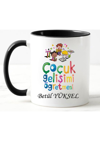 Çocuk Gelişimi Öğretmeni Temalı Kupa