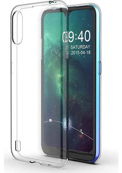 Coverzone Samsung Galaxy A10 Kılıf Slim Opacity Silikon Şeffaf