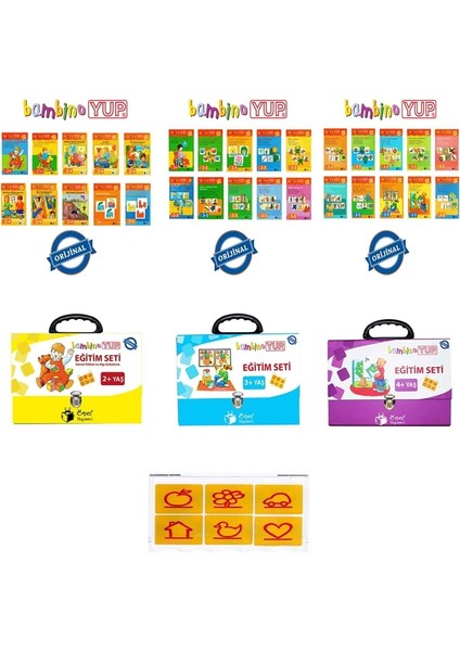 Bambinoyup 2-4 Yaş Paketi-1 (30 Kitapçık + Kontrol Aracı)