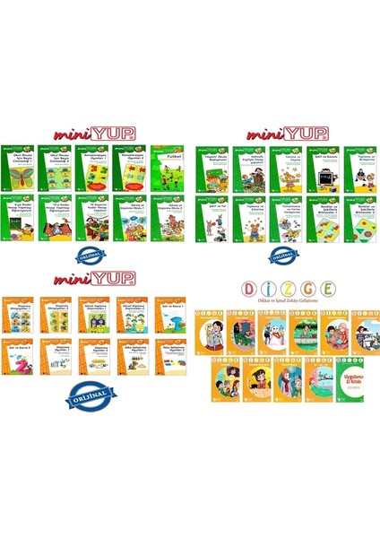 Miniyup 5-8 Yaş Paketi-1 (41 Kitapçık + Kontrol Aracı)