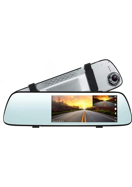 J7 7" IPS Dokunmatik Ekran Dual Lens Full HD Araç Kamerası