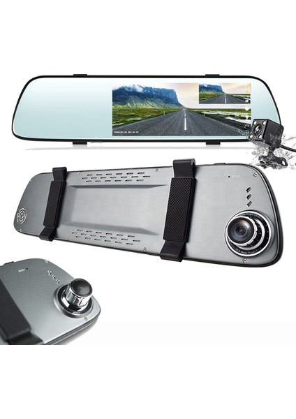 J7 7" IPS Dokunmatik Ekran Dual Lens Full HD Araç Kamerası modelleri