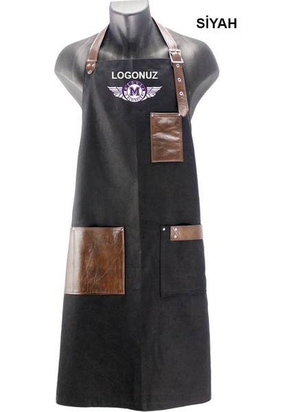 Nakışlı Boyundan Askılı Önlük İş Önlüğü Cafe Restaurant Şef Garson Aşçı Kuaför Sanat Tattoo Barista Önlüğü fiyatları