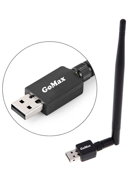 150 Mbps Antenli Kablosuz USB Wifi Adaptörü