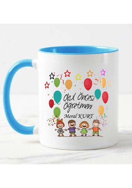 Okul Öncesi Öğretmeni Temalı Kupa