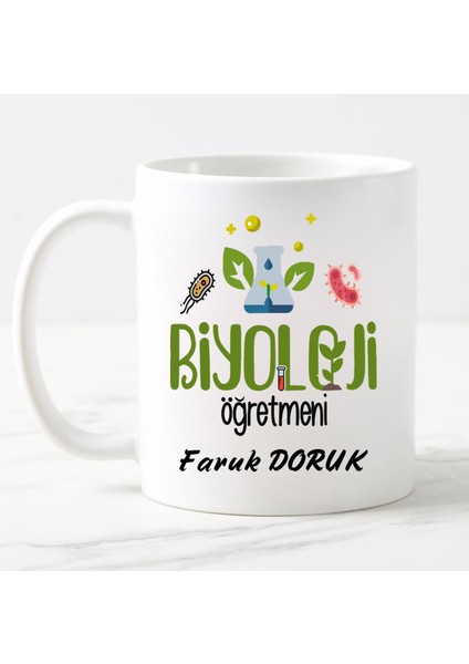 Biyoloji Öğretmeni Temalı Kupa