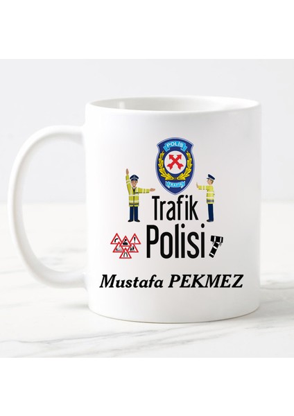 Trafik Polisi Temalı Kupa