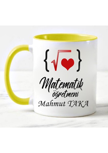 Matematik Öğretmeni Temalı Kupa