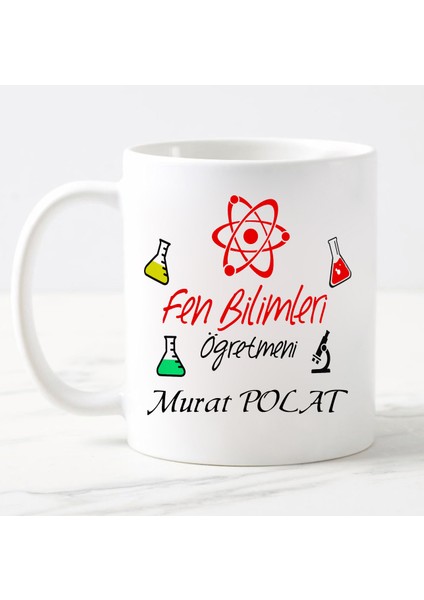 Fen Bilimleri Öğretmeni Temalı Kupa