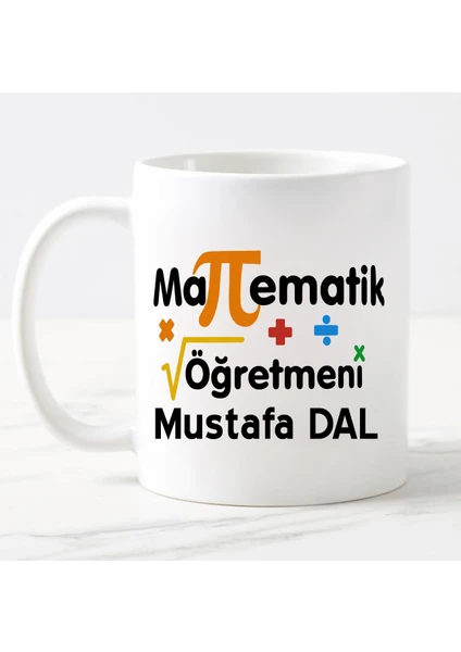 Nil Hediye Matematik Öğretmeni Temalı Kupa1