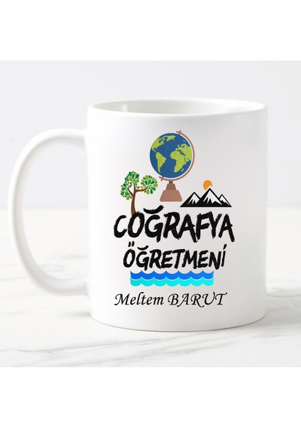 Coğrafya Öğretmeni Temalı Kupa