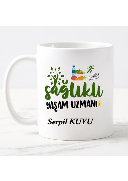 Sağlıklı Yaşam Uzmanı Temalı Kupa