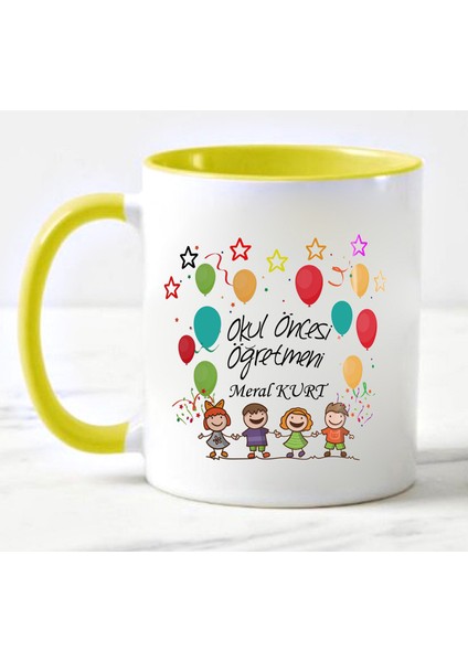 Okul Öncesi Öğretmeni Temalı Kupa