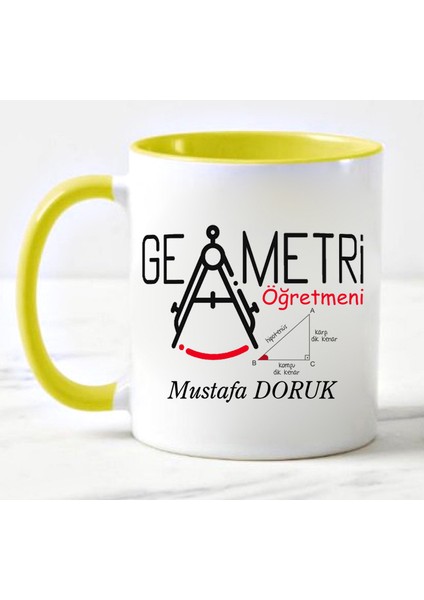 Geometri Öğretmeni Temalı Kupa