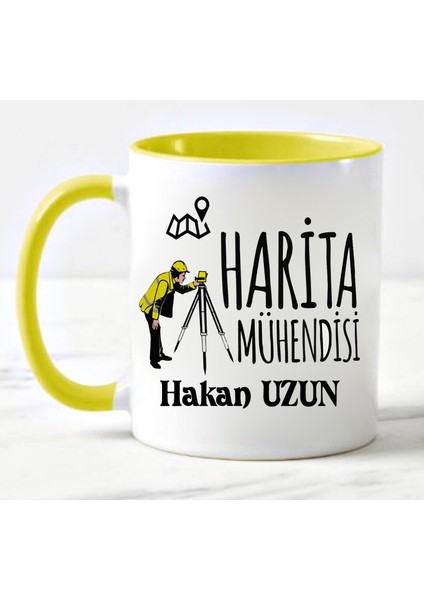 Harita Mühendisi Temalı Kupa