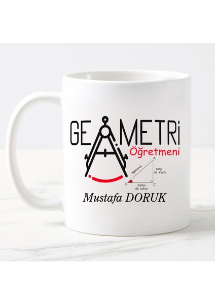 Geometri Öğretmeni Temalı Kupa