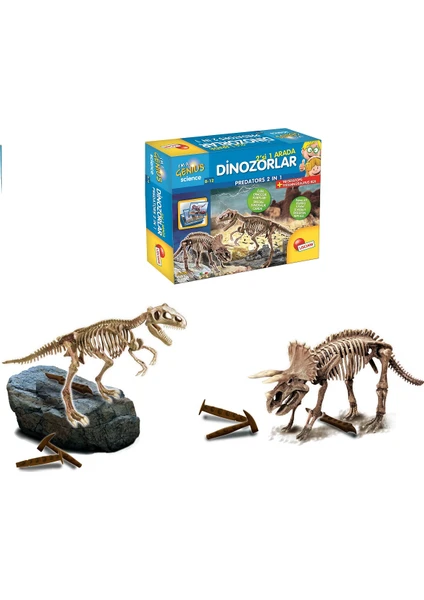 Toys 2'si 1 Arada Dinozorlar Oyun Seti