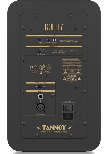 Gold 7 | 6.5" Aktif Stüdyo Referans Monitörü Çift