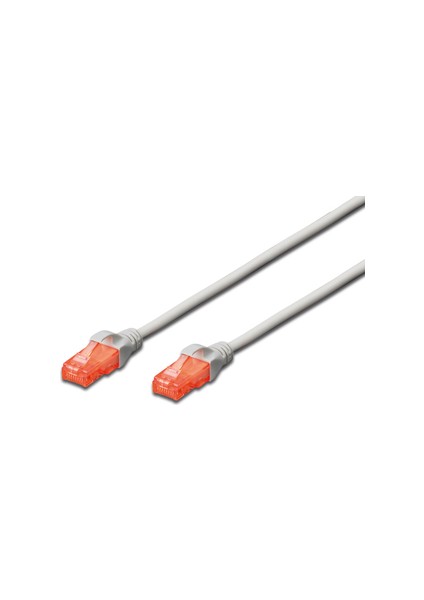 DK-1617-150 U-UTP Cat6 AWG 26/7 CU Lszh Patch Kablo 15 m Gri