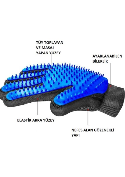 Evcil Hayvan Tüy Temizleme ve Bakım Eldiveni modelleri