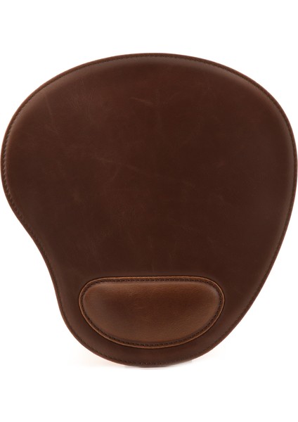 Ot219 Oval Deri Bilek Destekli Mouse Pad - Kahverengi modelleri