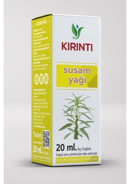 Susam Yağı 20 ml