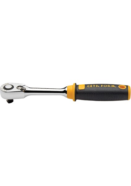 C01-11 1/4" Düğmeli Cırcır Kolu Kompakt Kafa