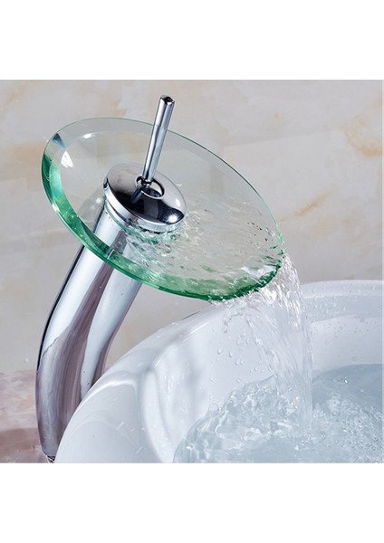 Camlı Şelale Çanak Lavabo Bataryası