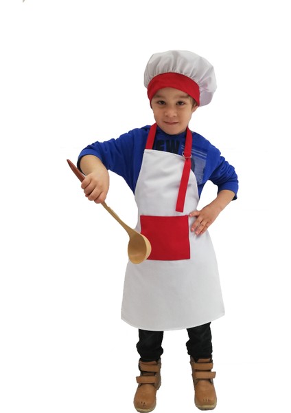 Mutfak Önlüğü Şapkalı Çocuklar Için fiyatları