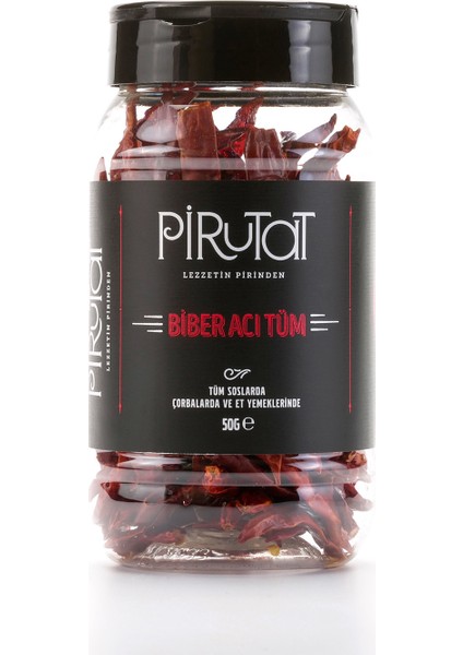 Acı Biber Tüm 50 gr Pet